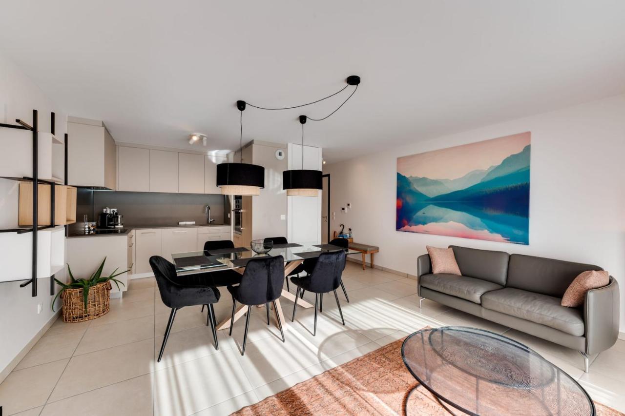Le Reposoir - New 2 Bedroom Apartment With Terrace & Garage Анси Екстериор снимка